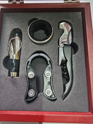 Wine Gift Box with Chess Set