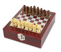 Wine Gift Box with Chess Set